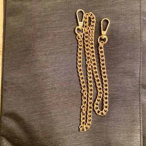 Brand new purse chain strap gold